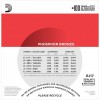 Струни для акустичної гітари D'Addario EJ17 Phosphor Bronze Medium Acoustic Guitar Strings 6 шт