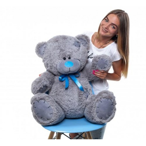 Плюшевий ведмедик Mister Medved Me to You 100 см Сірий (089) Плюшевий ведмедик Mister Medved Me to You 100 см Сірий (089)