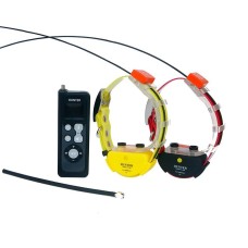 Радіо ошийник з gps для мисливських собак - трекер до 25 км HUNTER-25 -2, з 2-ма ошийниками для 2-х собак