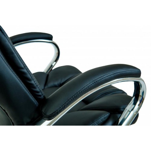 Офісне крісло керівника Richman Гранде Хром М1 Tilt Чорне