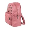 Рюкзак міський BackPack Заклепки Rivets Кожзам 30х23х12 см Рожевий (22473) в інтернет супермаркеті PbayMarket!
