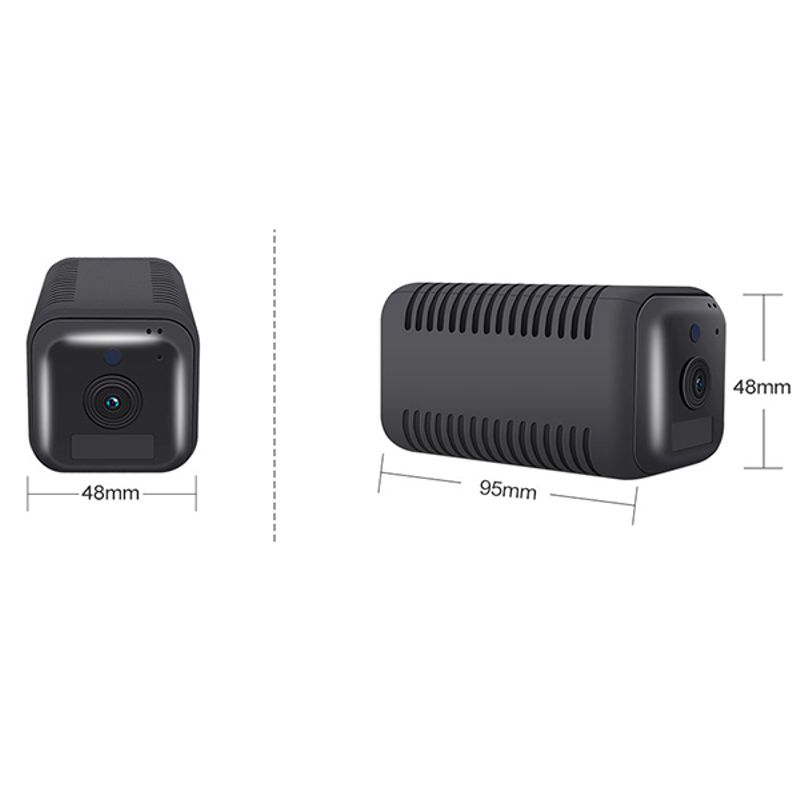 Міні камера wifi бездротова з великим акумулятором 6200 мАг ESCAM G18, FullHD 1080P, датчик руху