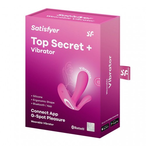 Смарт-вібратор у трусики Satisfyer Top Secret Pink вагінально-кліторальний, 2 мотори в інтернет супермаркеті PbayMarket! Смарт-вібратор у трусики Satisfyer Top Secret Pink вагінально-кліторальний, 2 мотори в інтернет супермаркеті PbayMarket!