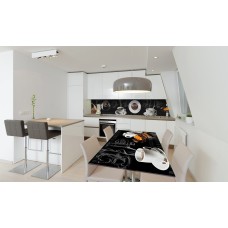 Наклейка вінілова на стіл Zatarga «Випий Кава» 600х1200 мм Z180768st