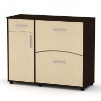 Тумба для взуття Компаніт ТО-5 Венге комбі (99х38х82 см) Тумба для взуття Компаніт ТО-5 Венге комбі (99х38х82 см)