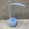 Настільна лампа акумуляторна LED з підставкою A-PLUS SST-813/1008808 блакитна