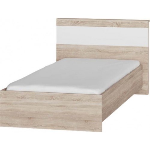 Ліжко Еверест Соната 90х200 см Сонома з білим (psg_UK-6415014) Ліжко Еверест Соната 90х200 см Сонома з білим (psg_UK-6415014)