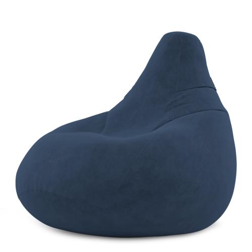 Крісло Мішок Груша Замша 120х85 Студія Комфорту Стандартний розмір синій Крісло Мішок Груша Замша 120х85 Студія Комфорту Стандартний розмір синій