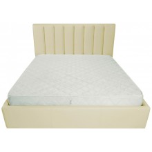 Ліжко Двоспальне Richman Санам 160 х 200 см Флай 2207 A1 З підйомним механізмом та нішою для білизни Бежеве