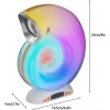 Настільна лампа RIAS L-39 mini RGB з Bluetooth колонкою та годинником White