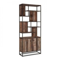 Стелаж для зберігання в стилі Loft NS-1693 2180x900x350 мм Черный Стелаж для зберігання в стилі Loft NS-1693 2180x900x350 мм Черный