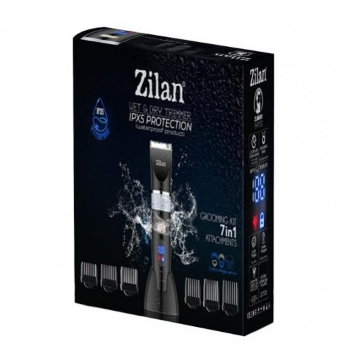 Машинка для стрижки Zilan ZLN8931 7в1 Чорний Машинка для стрижки Zilan ZLN8931 7в1 Чорний