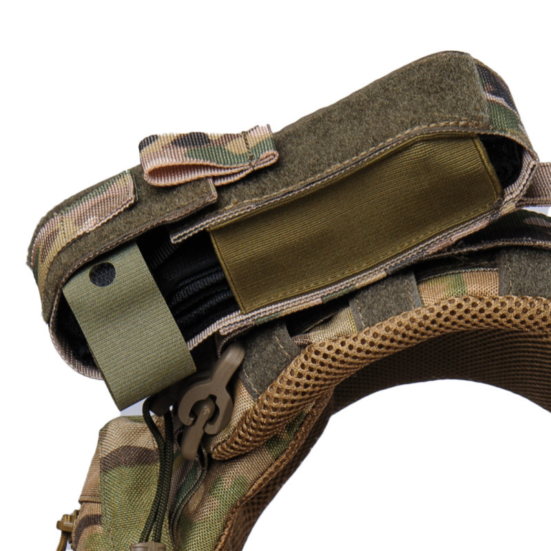 Плитоноска тактична зі швидким скиданням з підсумками No Brand Warmor Gen.3 Pro Max One Size Мультикам (2396567744)