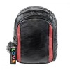 Рюкзак міський BackPack Пушистик Кожзам 28х23х10 см Чорний з червоними вставками (22467) в інтернет супермаркеті PbayMarket!