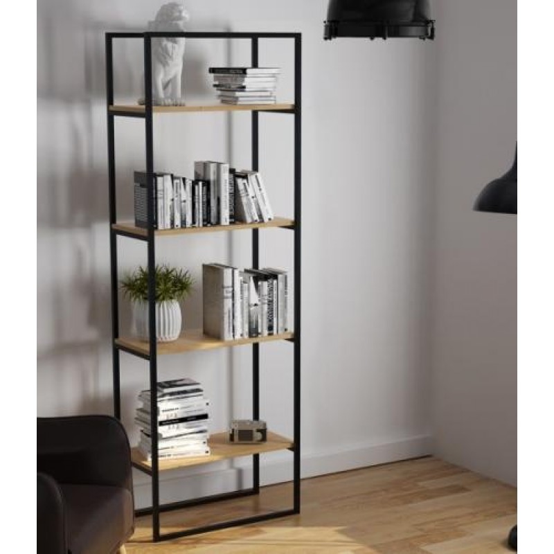 Стелаж для зберігання в стилі Loft NS-1715 2030x700x350 мм Черный