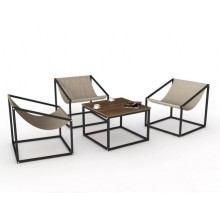 Набір крісел з журнальним столиком GoodsMetall