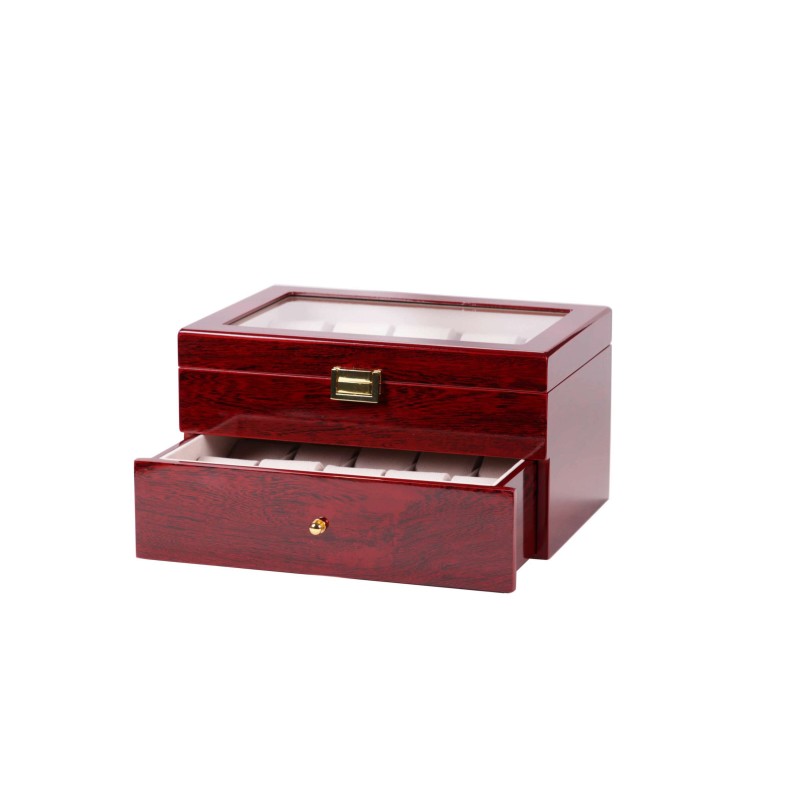 Шкатулка для зберігання годинників Craft 20WB.RED Бордовий
