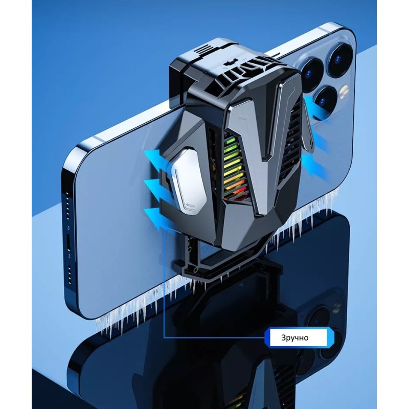 Ігрові тригери та напівпровідниковий радіатор-вентилятор Union iOS та Android смартфонів Union PUBG Mobile COD F20