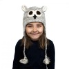 Шапка з вушками дитяча Animals Owl Kathmandu One Size Сірий (23042) в інтернет супермаркеті PbayMarket!