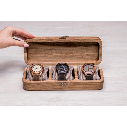 Дизайнерська підставка для наручних годинників ecoWalnut 7х26.5х9.5 см Дизайнерська підставка для наручних годинників ecoWalnut 7х26.5х9.5 см