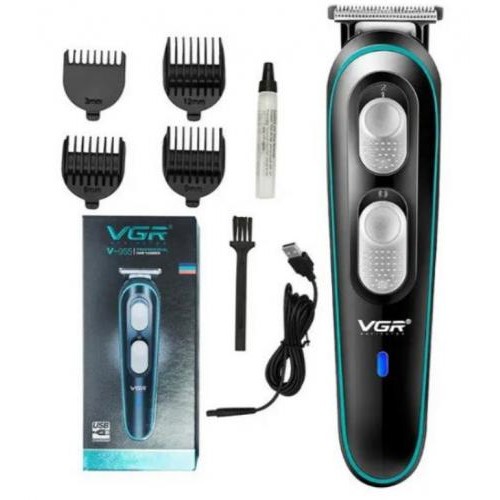 Акумуляторна машинка для стрижки VGR V-055 10 Вт Чорний (2390000057) Акумуляторна машинка для стрижки VGR V-055 10 Вт Чорний (2390000057)