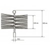 Щітка пластикова Savent 300 мм для чищення димоходу