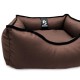 Лежак ліжко для собак та котів EGO Bosyak Waterproof XS 50х45 Коричневий (спальне місце для собак та котів)