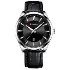 Наручний годинник чоловічий Curren Panama Сріблястий (2270)