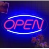 Неонова світлодіодна вивіска Angel Відкрито OPEN 45*22 см