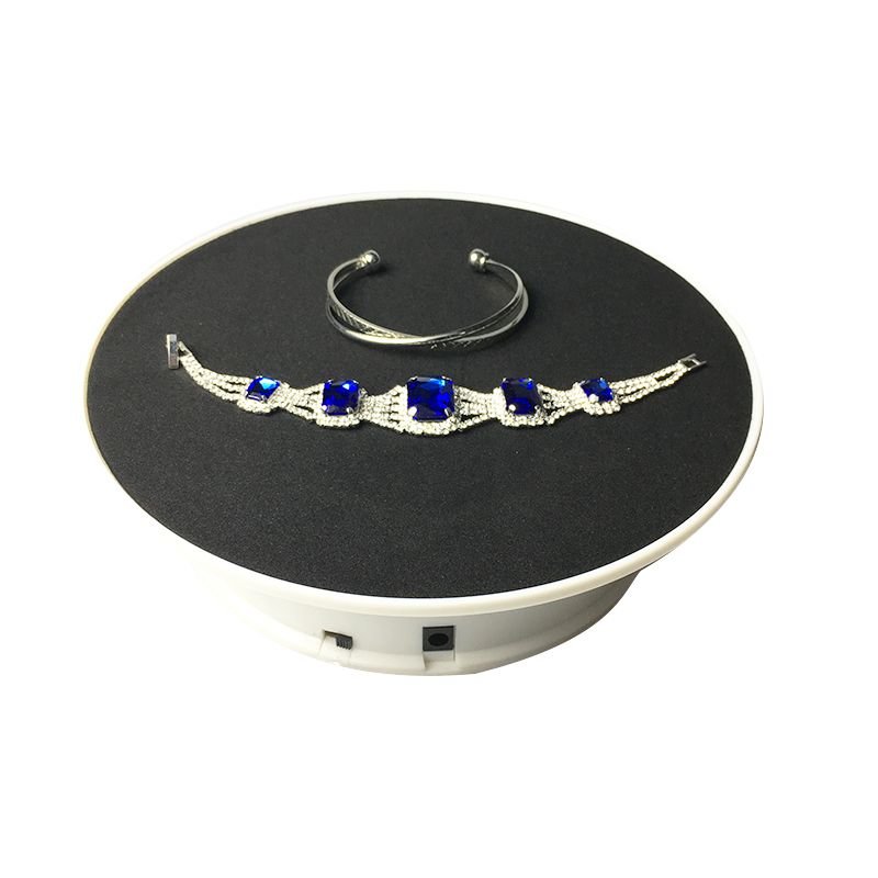 Поворотний стіл для предметної зйомки і 3D фото Heonyirry C366, діаметр 20 см, чорний