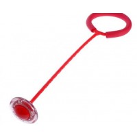 Скакалка, що світиться на одну ногу з LED підсвічуванням Червона (2290038R) Скакалка, що світиться на одну ногу з LED підсвічуванням Червона (2290038R)