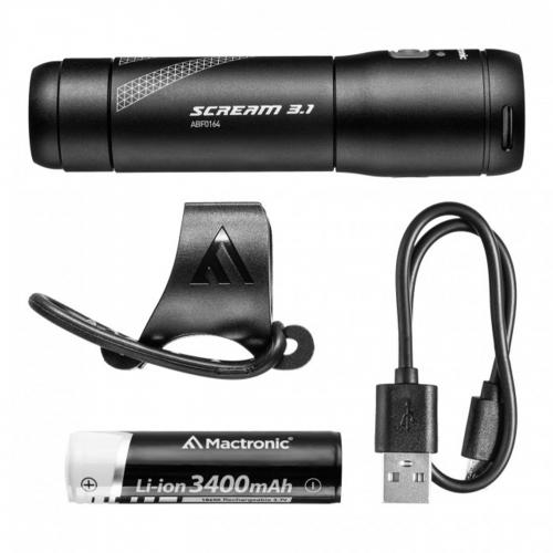 Ліхтар велосипедний передній Mactronic Scream 3.1 1000 Lm USB Rechargeable (ABF0164) Ліхтар велосипедний передній Mactronic Scream 3.1 1000 Lm USB Rechargeable (ABF0164)