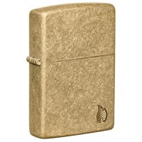 Запальничка бензинова Zippo Armor Tumbled Brass Series Flame 5,6х3,8х1,3 см Золотистий (46398) Запальничка бензинова Zippo Armor Tumbled Brass Series Flame 5,6х3,8х1,3 см Золотистий (46398)