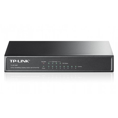 Комутатор TP-Link TL-SF1008P (4xFE, 4xPoE, Max PoE 57W) в інтернет супермаркеті PbayMarket!