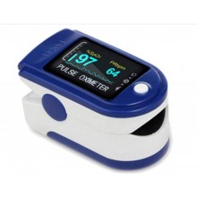 Пульсоксиметр Pulse Oximeter Healer AD807 електронний на палець Синій