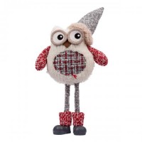 Новорічна м'яка іграшка Novogod'ko «Сова в ковпачку» 42 см 974009 Новорічна м'яка іграшка Novogod'ko «Сова в ковпачку» 42 см 974009