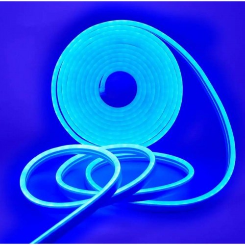 Світлодіодна неонова стрічка NEON 220В JL 2835-120 G IP65 герметична 5 м Синя Світлодіодна неонова стрічка NEON 220В JL 2835-120 G IP65 герметична 5 м Синя