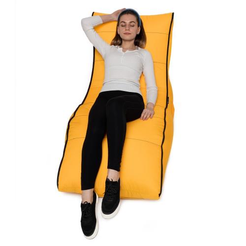 Крісло Мішок Лежак Оксфорд 80х125 Студія Комфорту Жовтий Крісло Мішок Лежак Оксфорд 80х125 Студія Комфорту Жовтий