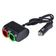 Розгалужувач прикурювача Olesson на 2 гнізда + USB12v-24V 1631