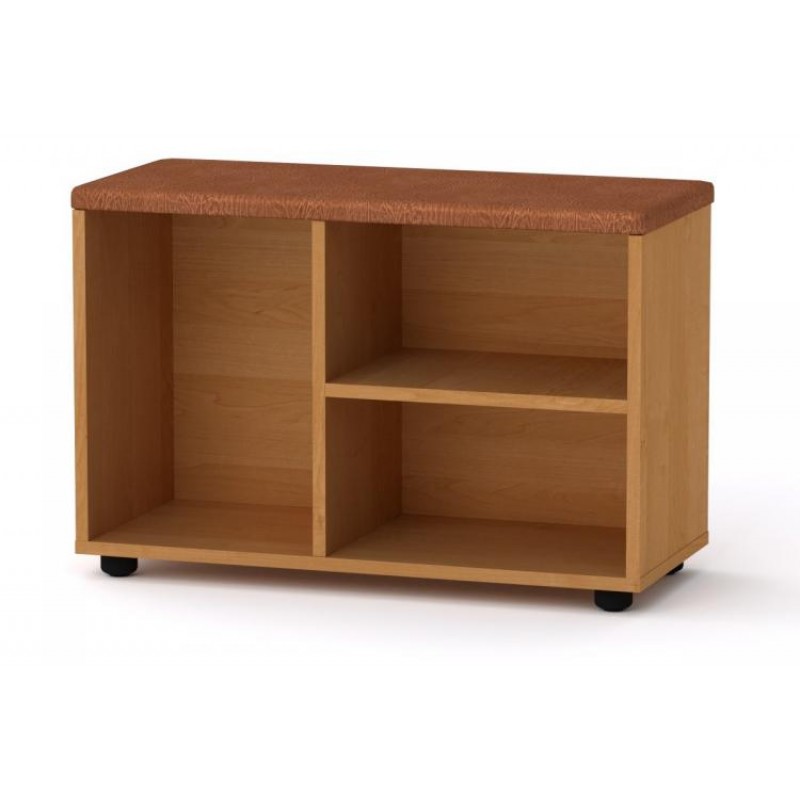 Тумба для взуття Компанит ТО 18 70х30х46,5 см вільха