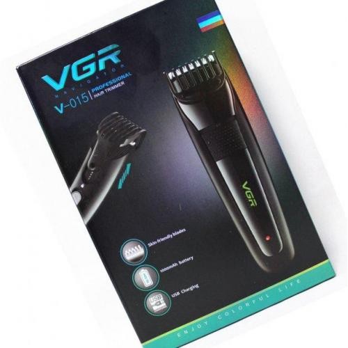 Машинка акумуляторна для стрижки VGR V-015 Чорний Машинка акумуляторна для стрижки VGR V-015 Чорний