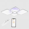 Стельова LED люстра Sunlight 5631/2+2 R білий