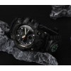 Наручний годинник чоловічий з компасом BESTA Life Pro AllBlack Чорний (3085)