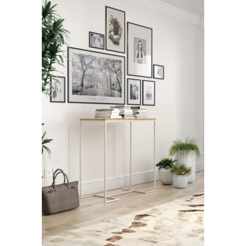 Консоль для дому в стилі Loft NS-392 930x900x400 мм Черный