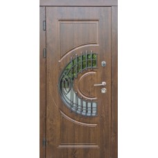 Вхідні двері ГР склопакет Ваш ВиД Дуб 960х2050х96 Ліве /Праве