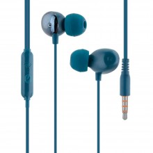 Дротові навушники вакуумні з мікрофоном Yison X5 3.5 mm 1.2 m Blue