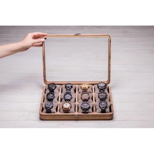 Бокс для зберігання наручних годинників ecoWalnut 7х35х26.5 см Бокс для зберігання наручних годинників ecoWalnut 7х35х26.5 см