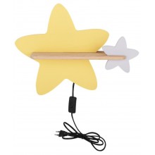 Настінний світильник Candellux Star 40x31 см Жовто-сірий (21-75734)