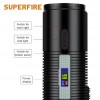 Ліхтар ручний для риболовлі GF03 SuperFire 300 Lumen IP48