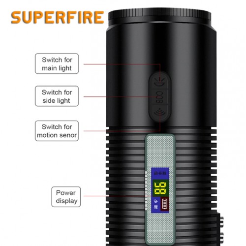 Ліхтар ручний для риболовлі GF03 SuperFire 300 Lumen IP48 Ліхтар ручний для риболовлі GF03 SuperFire 300 Lumen IP48